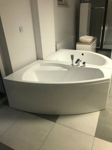 Bateria wannowa Sourcing 3- HOLE BATH TUB MIXER SIROS CHROME 5