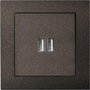 Liregus CHARGER USB IUK-2-01 BLACK 1