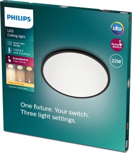 Lampa sufitowa Philips SUPERSLIM CL550 SS RD 22W 27K B WV 06 12