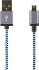 Kabel USB Deltaco Streetz MICRO-117 - USB-kabel - Micro- 1