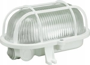 Lampa sufitowa Pawbol Oprawa kanałowa Pawbol Owal100 D.3155 100W E27 IP44 biała 1