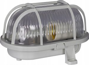 Lampa sufitowa Pawbol Oprawa kanałowa Pawbol Owal60 D.3151S 60W E27 szara 1