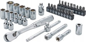 Dewalt DEWALT ZESTAW KLUCZY  37el. 1/4" 3