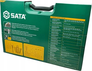 Zestaw narzędzi SATA SATA ZESTAW KLUCZY  124el  1/4"  3/8" 1/2"WALIZKA 10