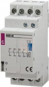 Etipo Stycznik bistabilny ETI Polam 002464124 20A 4-biegunowy(4-zwierne), 2-modułowy RBS420-40-230V AC 1