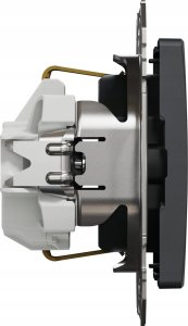 SCHNEIDERE Gniazdo schuko Schneider Sedna Design SDD114025 czarny antracyt Design & Elements 4