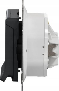 SCHNEIDERE Gniazdo schuko Schneider Sedna Design SDD214023 z przesłonami IP44 czarny antracyt Design & Elements 5
