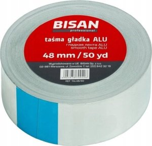 Bisan Taśma Bisan TAL48/50 gładka Alu 48mm/50yd srebrna 1