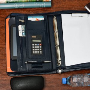 Beltimore Granatowy Beltimore luksusowy męski biwuar aktówka teczka organizer dla handlowca I57 NoSize 2