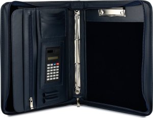 Beltimore Granatowy Beltimore luksusowy męski biwuar aktówka teczka organizer dla handlowca I57 NoSize 6