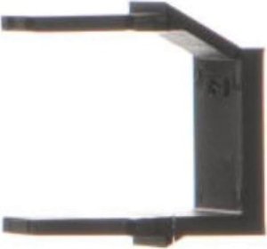 Kontakt-Simon Zaślepka otworu wtyku RJ45/RJ12 do pokrywy gniazda teleinformatycznego czarny mat BWB/49 2