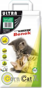 Żwirek dla kota CERTECH SUPER BENEK 7l CORN CAT ULTRA ŚWIEŻA      TRAWA Zbrylający żwirek kukurydziany zapachowy   /156 1