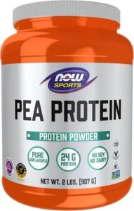 NOW Foods NOW Foods - Białko Grochowe, Pea Protein, Bezsmakowe, Proszek, 907 g 1