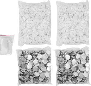 Uniprodo Przypinki badziki butony piny do ubrań 1000 szt. śr. 37 mm Przypinki badziki butony piny do ubrań 1000 szt. śr. 37 mm 3