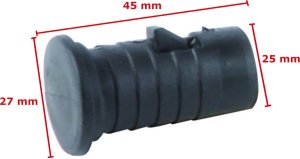 Europlast Austria Bolec kołek do mocowania pokrywy kubła na odpady śmieci MGB 120/240L 2szt Bolec kołek do mocowania pokrywy kubła na odpady śmieci MGB 120/240L 2szt 2