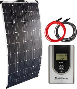 Noktowizor Maxx Zestaw solarny 100W Maxx 12V MPPT USB 1