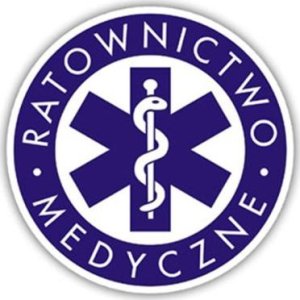 Polska Firma Naklejka RATOWNICTWO MEDYCZNE 30 cm na Ambulans karetkę 1