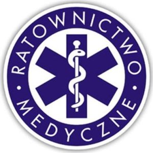 Polska Firma Magnetyczna naklejka na Ambulans karetkę 30 cm RATOWNICTWO MEDYCZNE 1