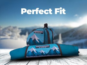 Snowsport Pokrowiec na narty dla dzieci Snowsport Ski Bag SnowCraft 6in1 2022 2