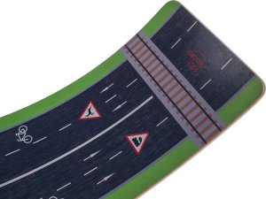 KidiBoard Deska równoważna KidiBoard balansująca do ćwiczeń sensomotorycznych dla dzieci Balance Board Road 6