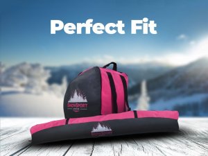 Snowsport Pokrowiec na buty narciarskie Snowsport BootBag Pink 2022 2