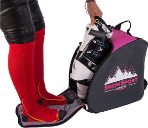 Snowsport Pokrowiec na buty narciarskie Snowsport BootBag Pink 2022 3