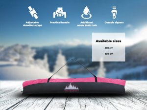 Snowsport Pokrowiec na narty Snowsport Ski Bag Pink 6in1 2022 1