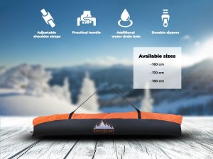 Snowsport Pokrowiec na narty Snowsport Ski Bag Orange 6in1 2022 1