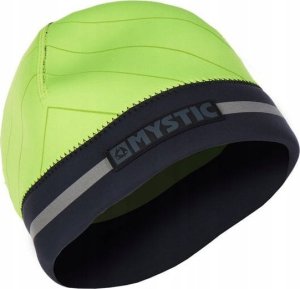 Mystic Czapka neoprenowa 2mm do morsowania Mystic Reflective Flash Yellow Beanie 2