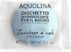 Aquolina Effervescent Bath Tablet tabletka do kąpieli Cukier Puder/Icing Sugar 25g 1