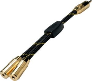 Roline Kabel adaptera ROLINE GOLD 3,5 mm (1x męski, 2x żeński), 0,15 m 1