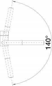 Bateria kuchenna Blanco Bateria LINUS-S Satin GOLD 12