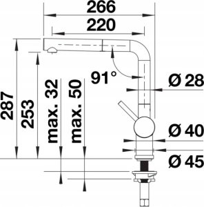Bateria kuchenna Blanco Bateria LINUS-S Satin GOLD 13
