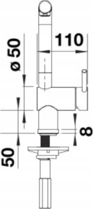 Bateria kuchenna Blanco Bateria LINUS-S Satin GOLD 14