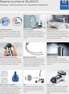 Bateria kuchenna Blanco Bateria LINUS-S Satin GOLD 3