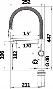 Bateria kuchenna Blanco Bateria drink.filter EVOL-S Pro czarny mat 9