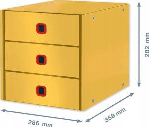 Leitz Pojemnik 3 szuflady Leitz CS Cosy ��t 2