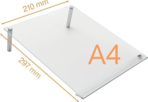 Nobo Ukos akryl tab na biur Nobo Home A4 2