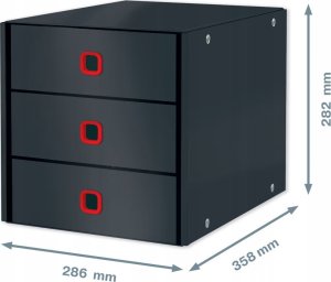 Leitz Pojemnik 3 szuflady Leitz CS Cosy szar 2