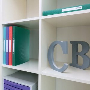 Segregator Esselte Colour 4-ringowy A4 25mm niebieski (626247) 4