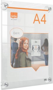 Nobo Rama akrylowa z przyssawkami Premium A4 2