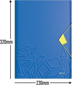 Leitz TECZKA Z ZAK� URBAN CHIC A4 PP NIEBIESKA 3