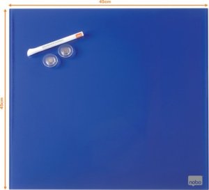 Nobo Tablica szkl Nobo Diamond 450x450 niebie 2