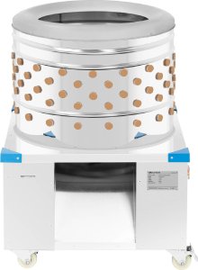 Wiesenfield Skubarka maszyna do drobiu skubania obierania pierza 540 kg/h śr. 60 cm Skubarka maszyna do drobiu skubania obierania pierza 540 kg/h śr. 60 cm 5