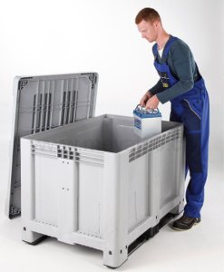 Europlast Austria Pokrywa do skrzyniopalety EURO 500L 120x80 Pokrywa do skrzyniopalety EURO 500L 120x80 2