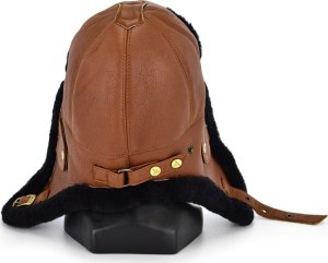 Podhale Regionals Ciepła pilotka z naturalnej skóry Lukas Podhale 59-60 cm (XL) 3