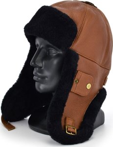 Podhale Regionals Ciepła pilotka z naturalnej skóry Lukas Podhale 59-60 cm (XL) 4