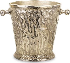 Art-Pol Cooler Wiaderko Do Szampana Złoty Metalowy H:22 cm 1