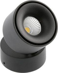 Lampa sufitowa GTV Oprawa LED BIANCO, 8W,680lm,IP20,IK06,36,4000K,okrągła,czarny LD-BNC8WOC-NB 1