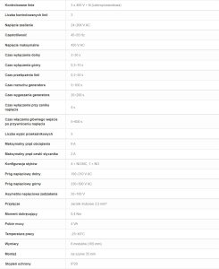 F&F Sterownik załączania rezerwy sieć 3 i 4-przewodowa 24-230V AC trzyliniowy SZR-279 4